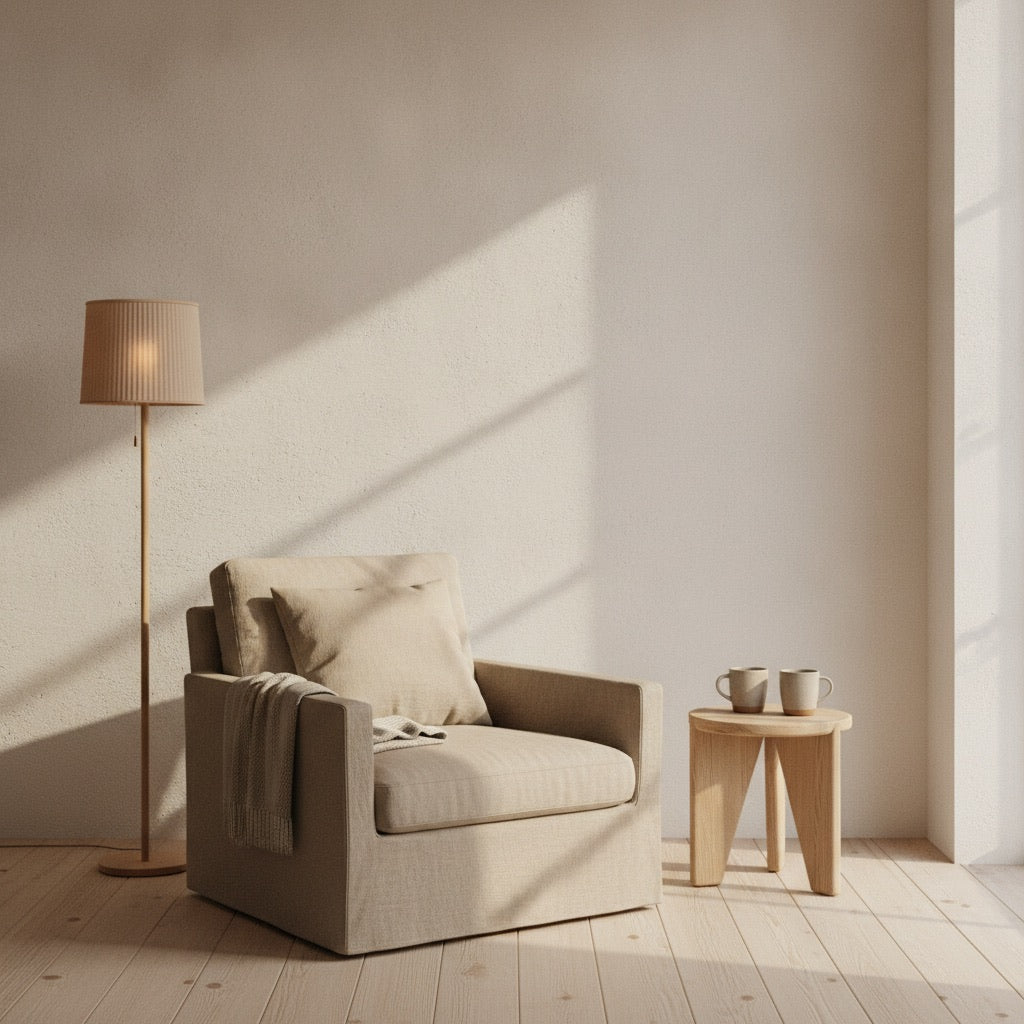 A reading corner, complete.