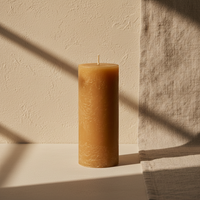Tomoshibi Beeswax Pillar — view 1